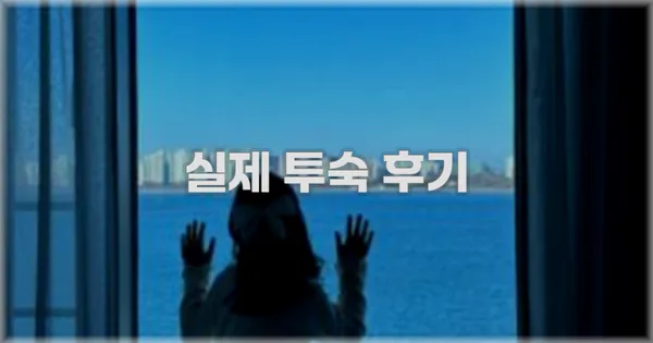 💬 실제 투숙 후기